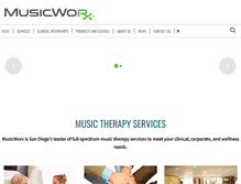 Tablet Screenshot of musicworxinc.com